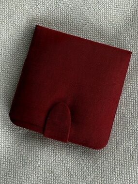 Red Thai Silk Mirror